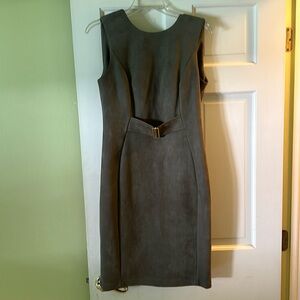 Calvin Klein suede dress